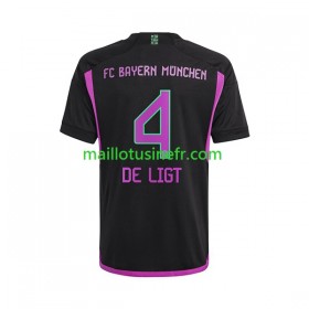 Maillot de Foot Bayern Munich Matthijs de Ligt 4 Extérieur 2023-24